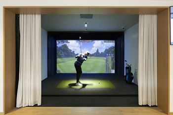 Multi-sport golf simulator at The Mera in St. Louis Park, 55426